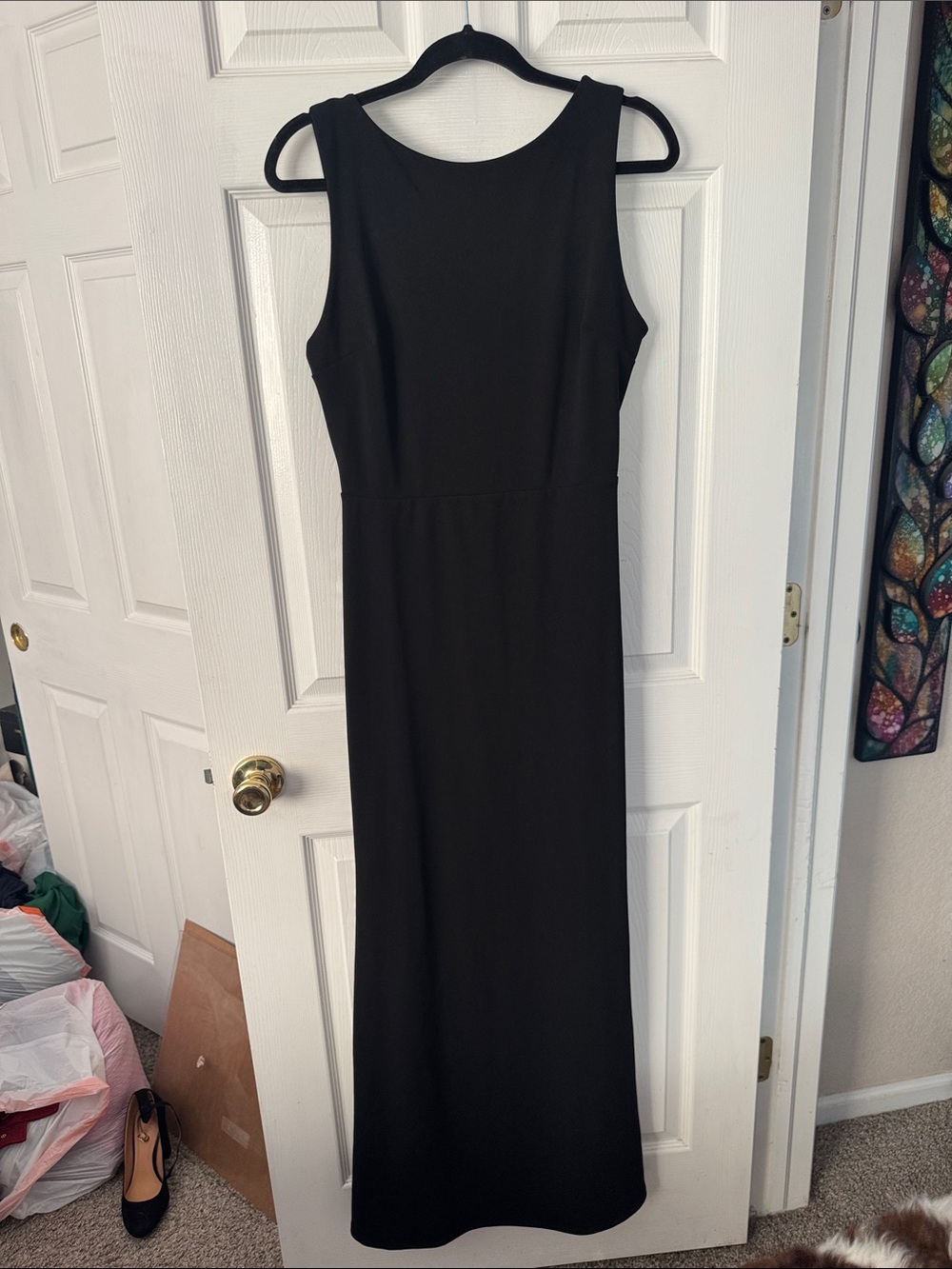 Lulu's Black Backless Sleeveless Dress